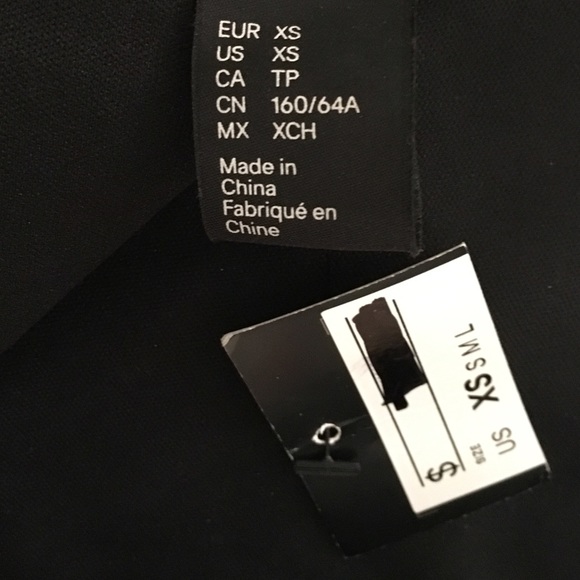 NWT H&M BodyCon Zip-Front Mini Skirt - Picture 6 of 6